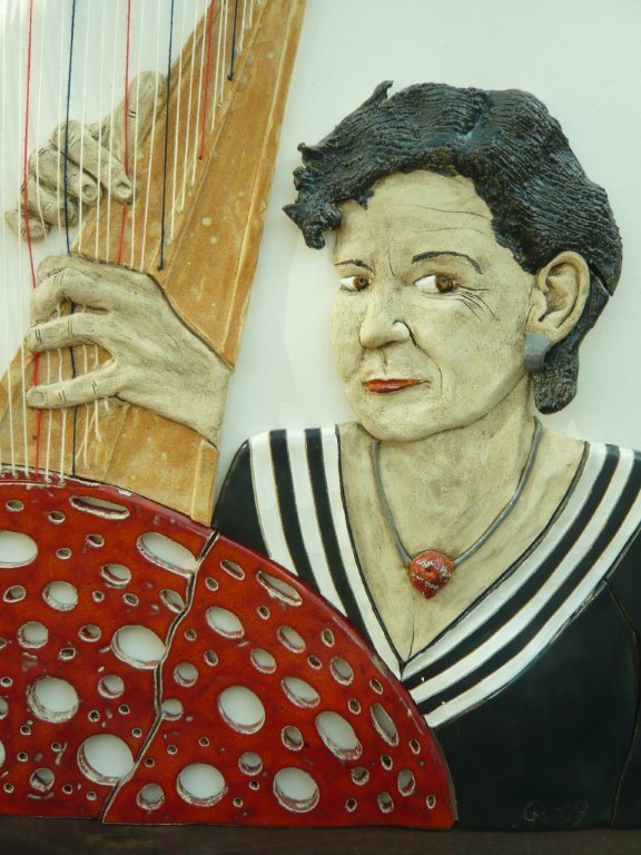 Keramikportrait Gerda Müller